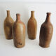 4 old stoneware bottles