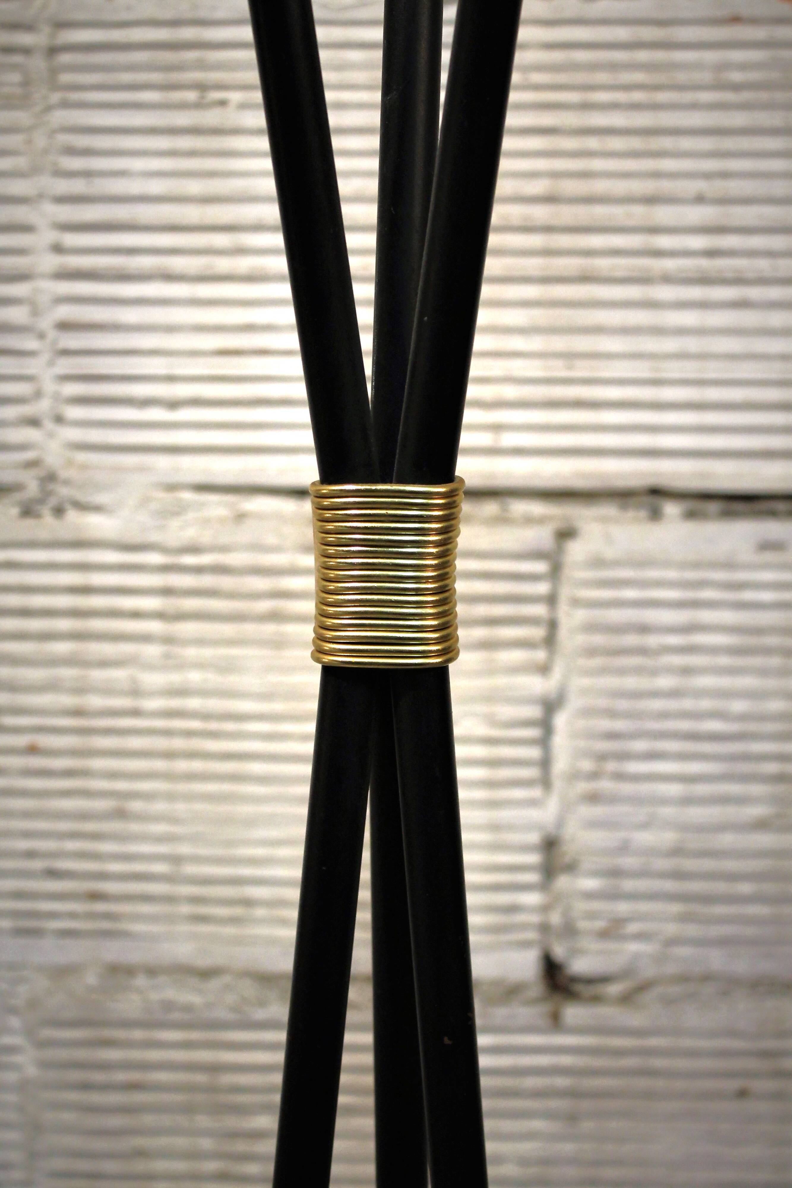 "3 cones" arm floor lamp 1950s