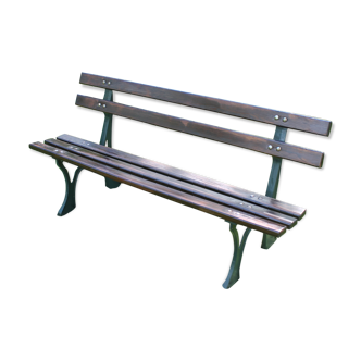 Vintage public park bench