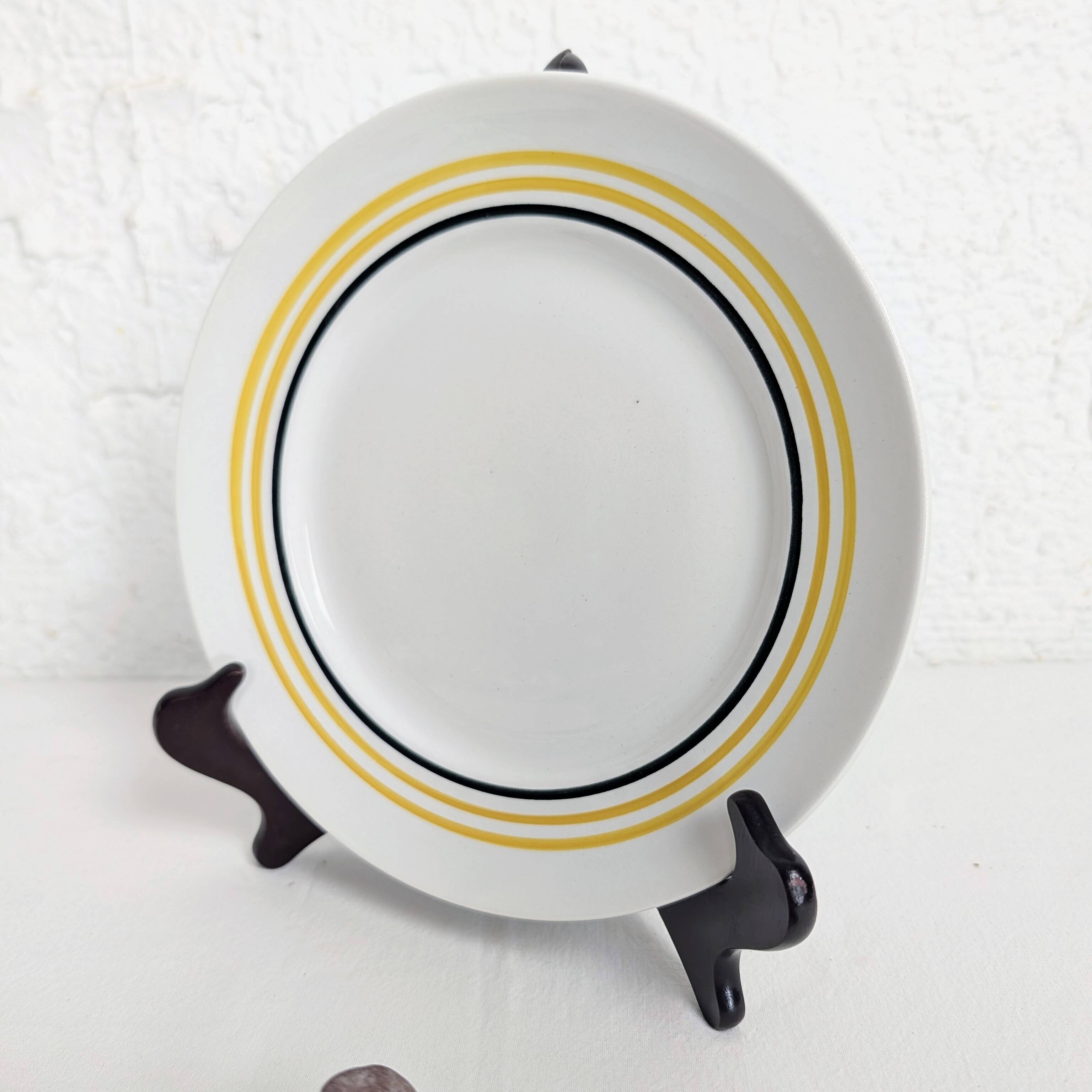 Set of 6 Moulin des Loups Orchies plates