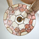 Mother-of-pearl and vintage brass pendant lamp
