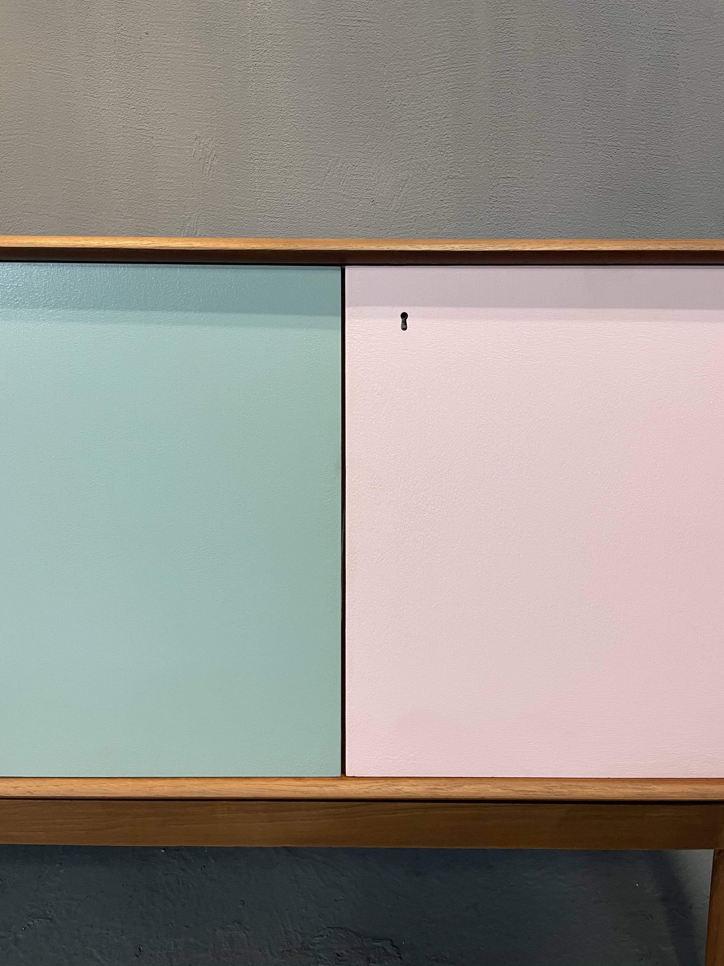 Scandinavian teak enfilade "Ice Cream"