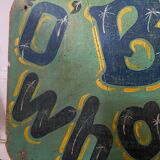 Painted amusement park or funfair sign