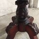 Small piece of english furniture has 3 drawers in mahogany for silverware