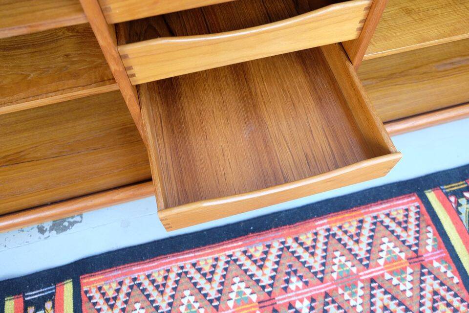 Mid-Century Dyrlund teak sideboard, dating from the 1960s/70s, with a retro vintage design.