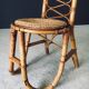 Mid-Century Bamboo High Back Chair from Rohé Noordwolde, Netherlands, 1960s