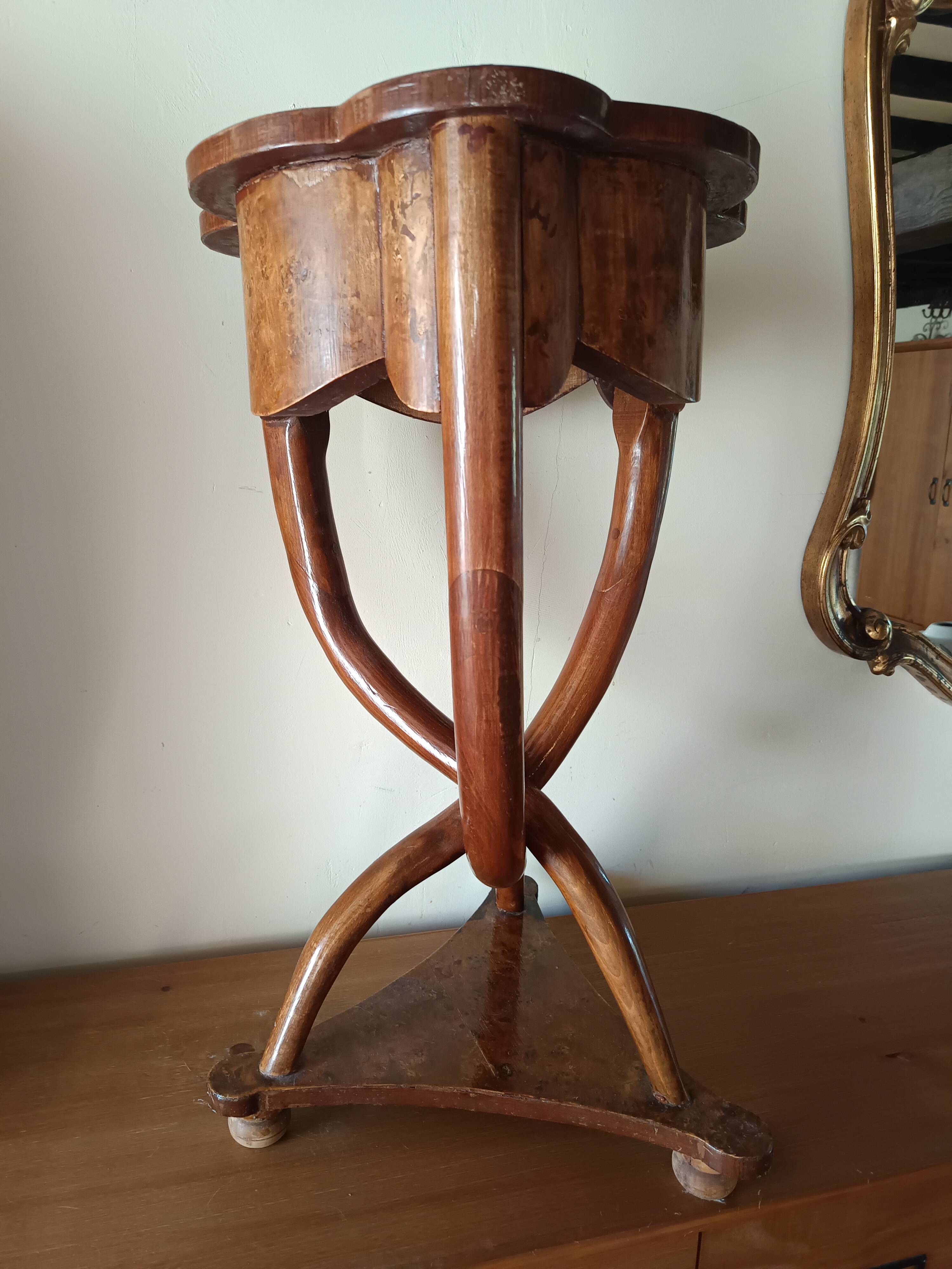 Guéridon ancien art deco, annees 1930.