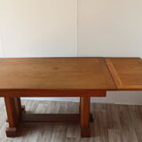 Modernist solid oak dining table, 1940