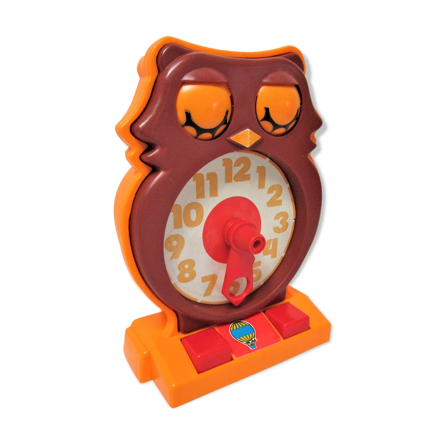 Nice vintage educational toy clock from the 70s