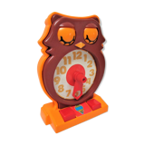 Nice vintage educational toy clock from the 70s