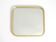 Beautiful original Mid Century Modern "Zier-Form" wall mirror with heavy br