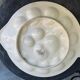 Large oyster dish in the shape of fish model Copenhagen by Longwy france old and collector