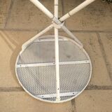 Iron tripod side table wrought iron