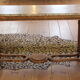 Console old feet wood and marble top