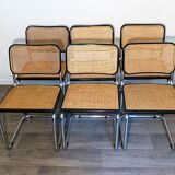 6 chairs Marcel Breuer b32 cesca, italy, 1970