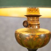 Vintage Pair of Table Lamps in a Classical Style with Decorative Bases and