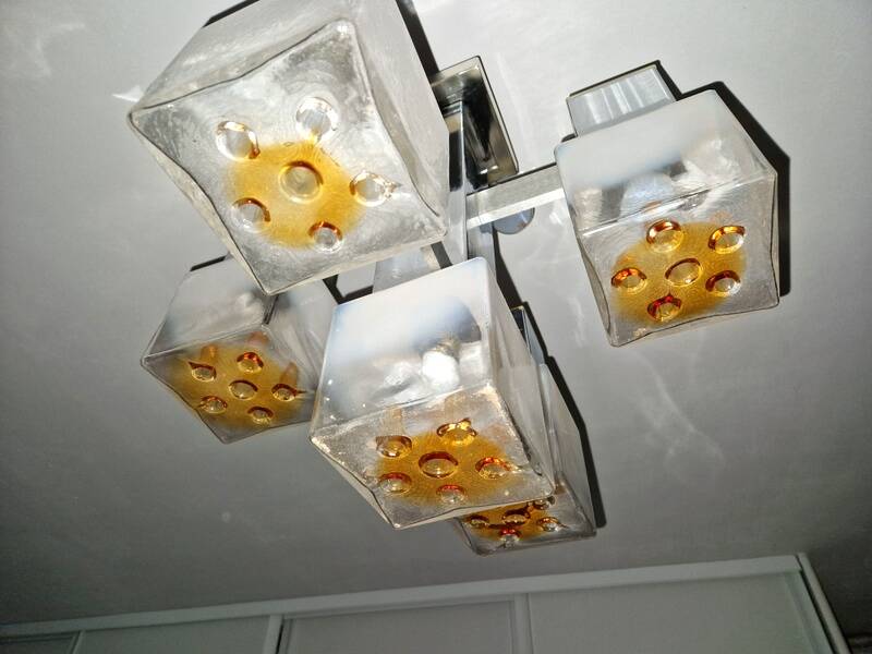 Sciolari - Cube 5-Light Pendant Chandelier