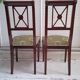 Set of two Empire chairs