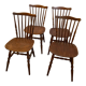 4 chaises de bistrot vintage Baumann