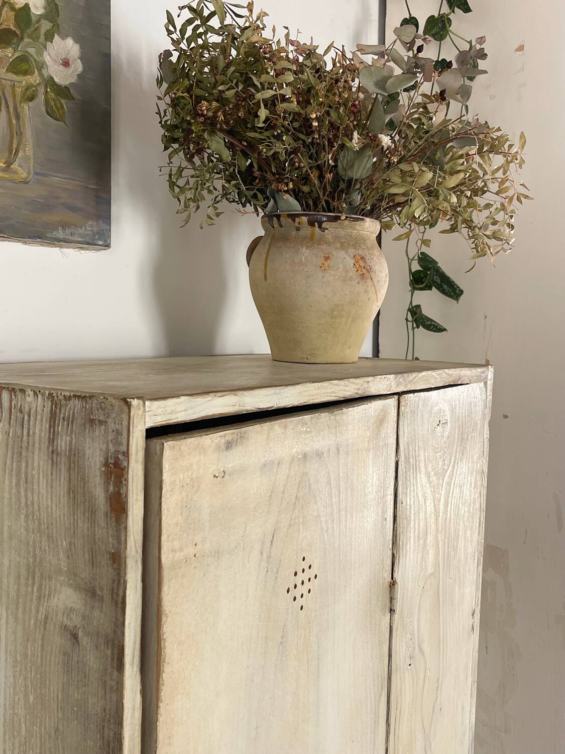 Meuble d’atelier beige