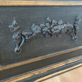 Black and gold mirror - 140x63cm