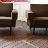 Sofa sofa daybed convertible 60 years 70 khaki