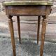 Table basse bouillotte de style Louis XVI en bois des années 1960/70