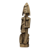 Hand-carved Dogon style female sculpture, Africa, 1970s