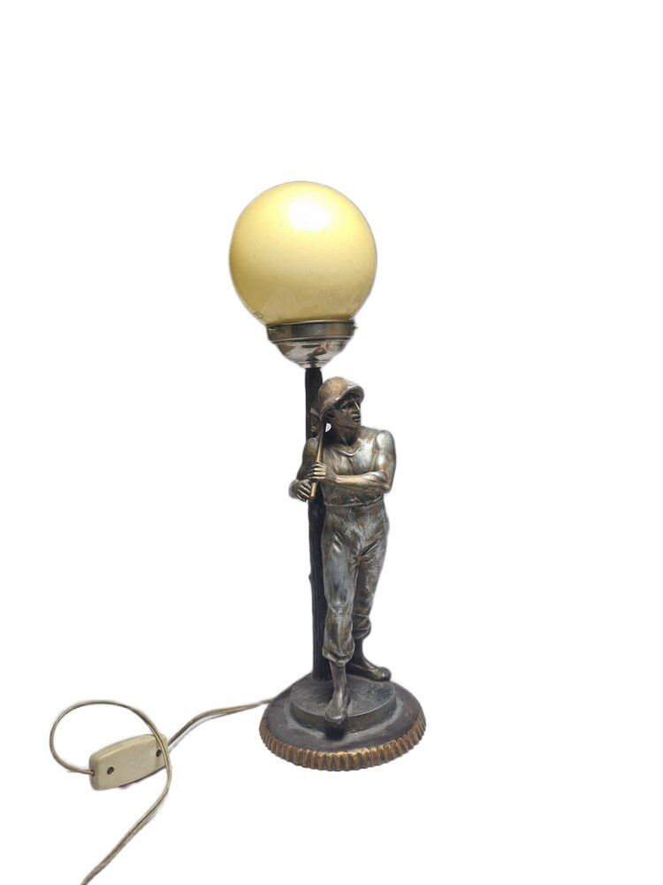 Art Deco bedside lamp, Poland, 1950s