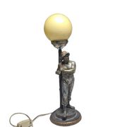 Lampe de chevet Art Déco, Pologne, années 1950
