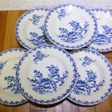 6 Gien Chardons soup plates (12)