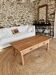 Coffee table in solid cherry wood