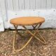 Table basse en rotin diabolo