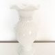 White opaline vase