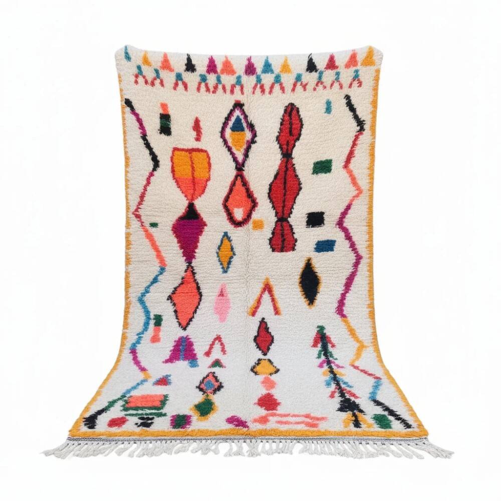 Moroccan Azilal rug in wool