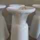 6 mazagrans/ mugs in white porcelain