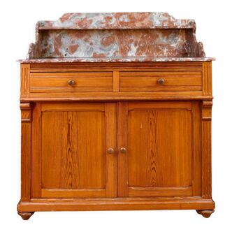 Dressing table in wood and marble of the 19th century