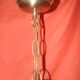 five-armed chandelier in white metal