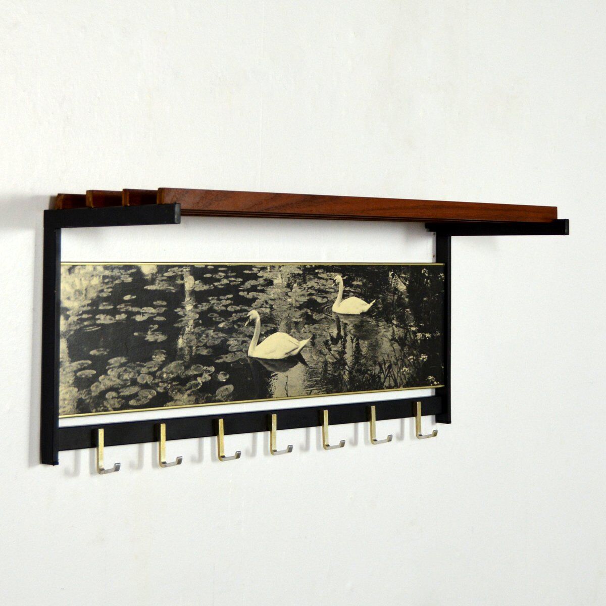 Entrance cloakroom / Coat rack Vintage swan decoration
