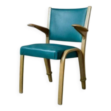 Bridge chair Bow Wood Steiner design mid-century 1950