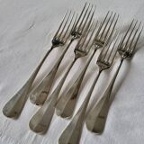 Ridoux Cie silver plated table forks