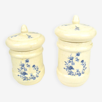 Lot de 2 pots de salle de bain