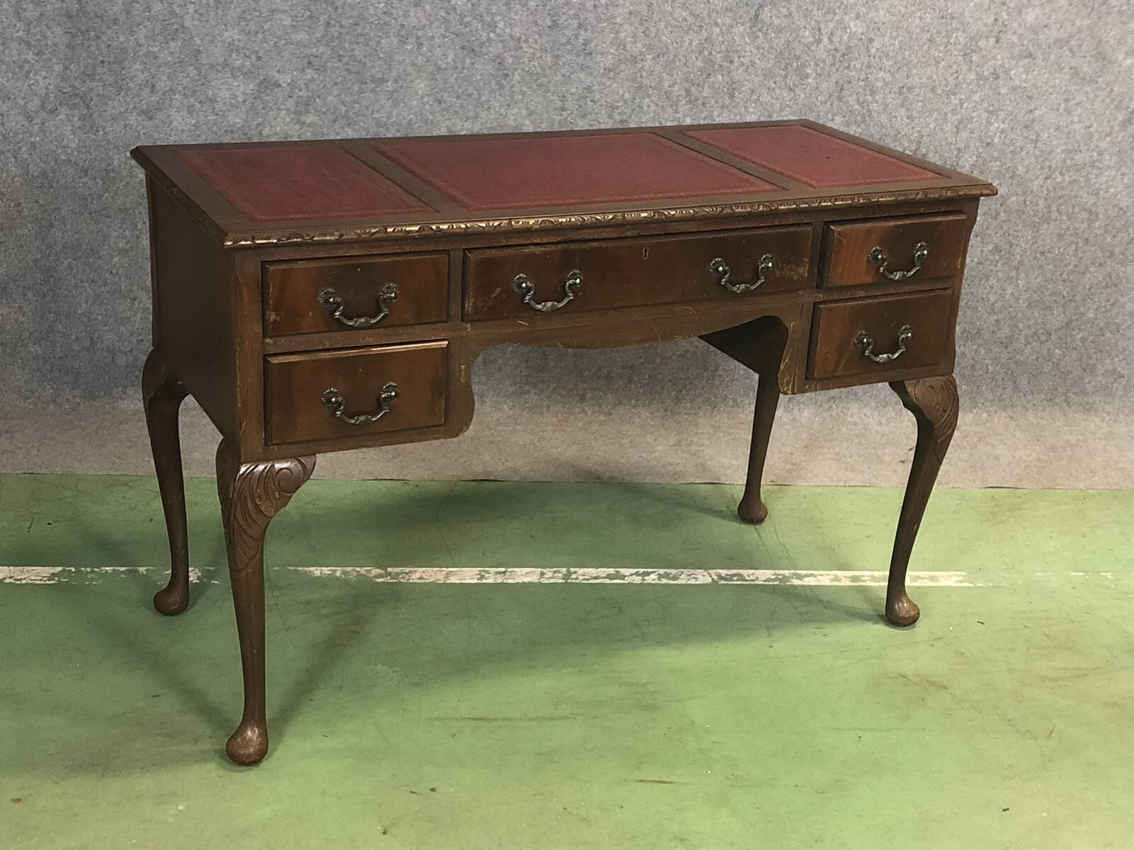 English mahogany desk in 30 years
