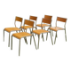 Lot de 6 chaises d école