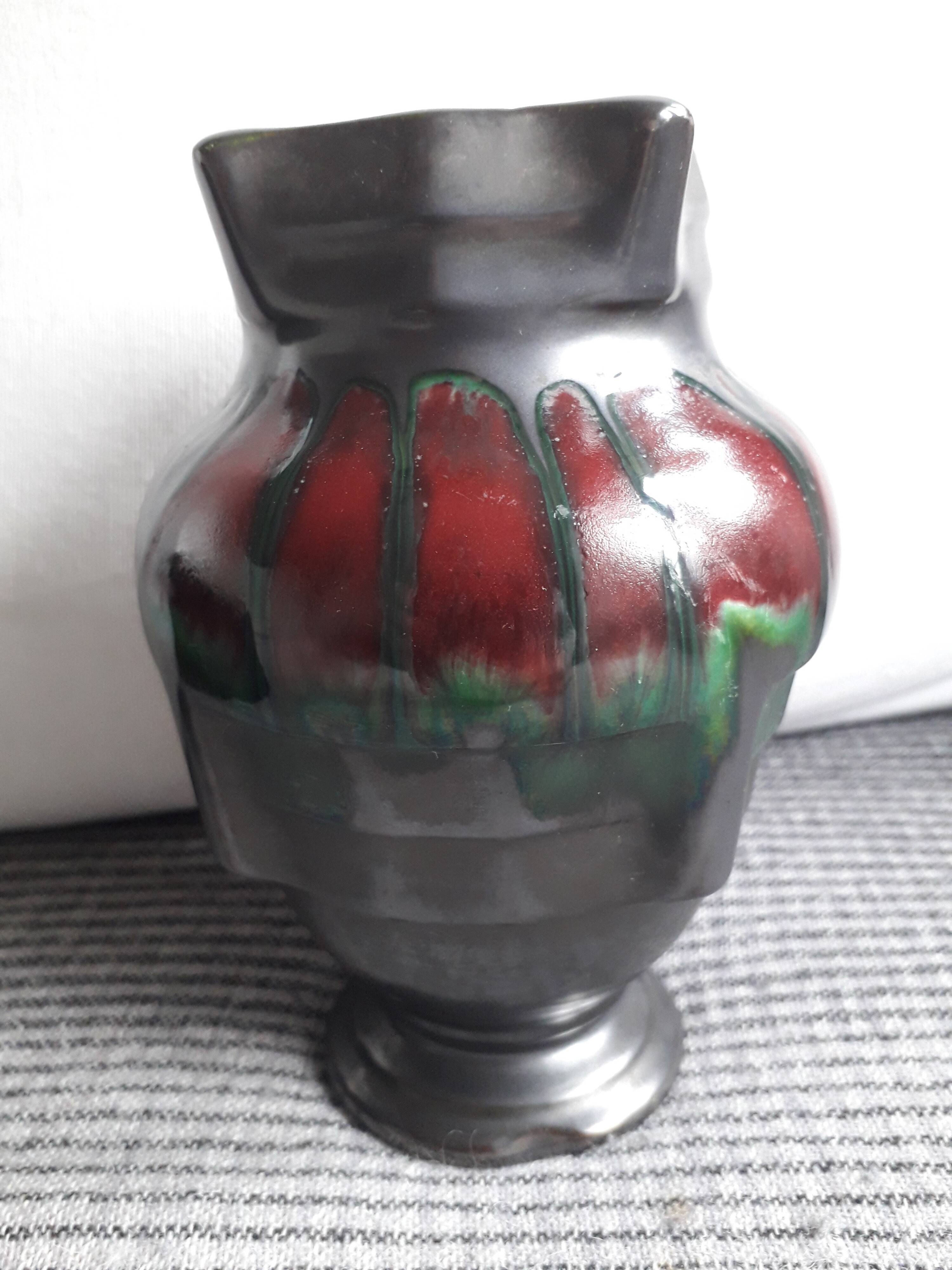 Vintage ceramic vase from Belgium