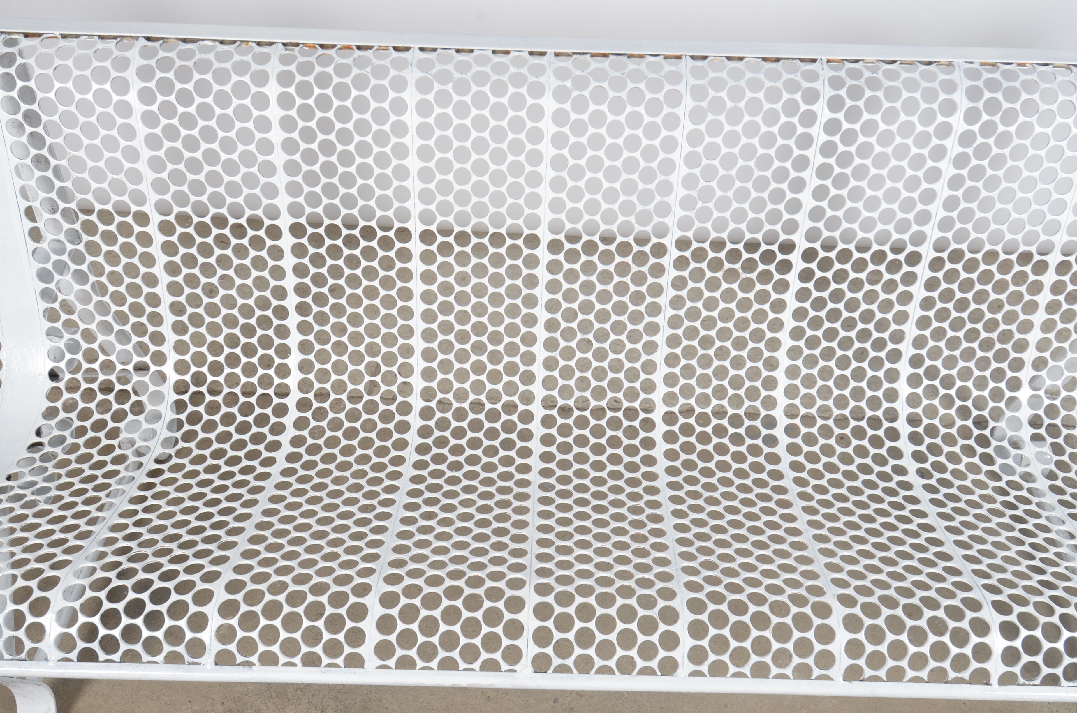 Metal garden bench René Malaval