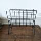 Vintage wire metal magazine rack