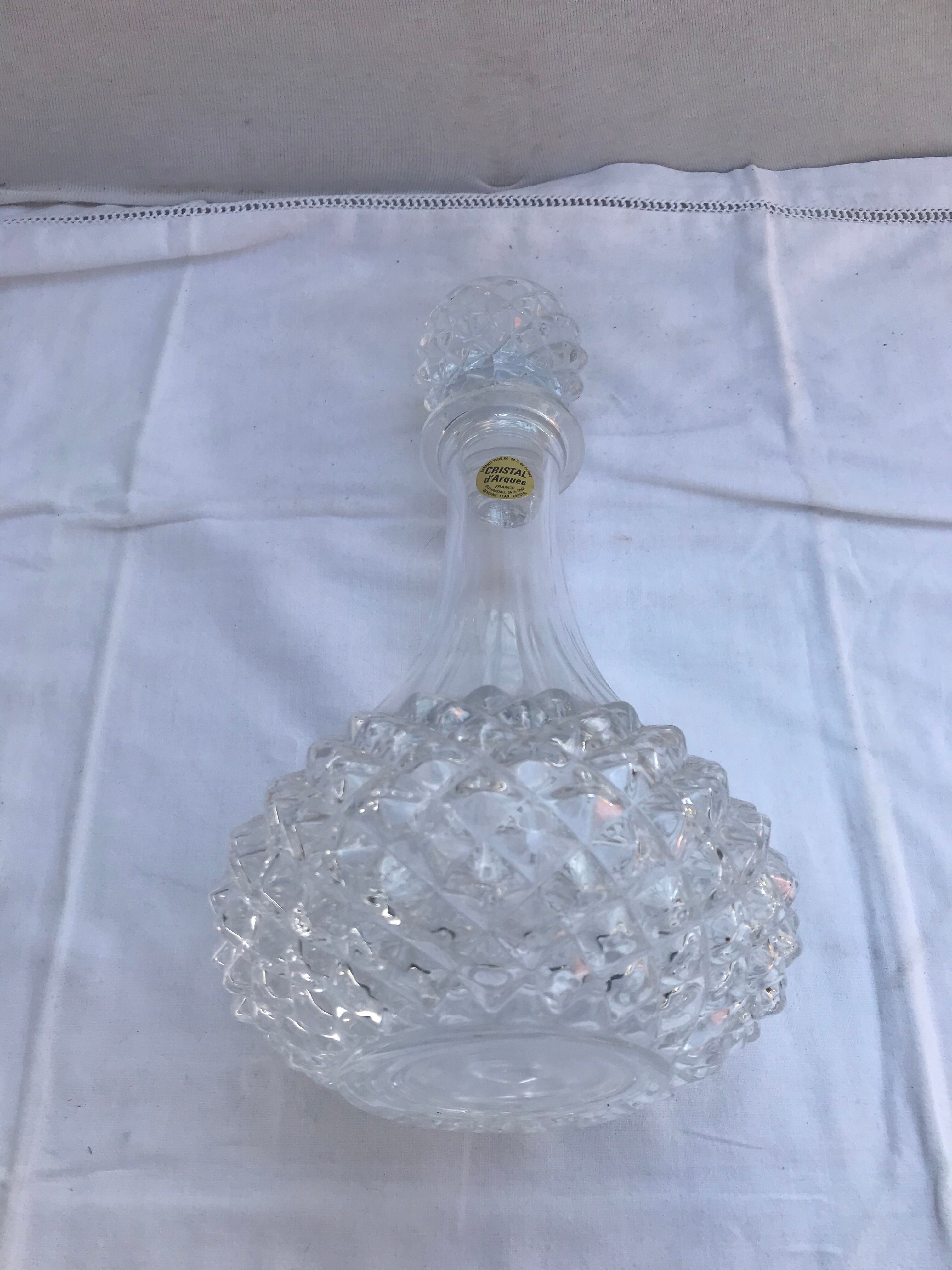 Former Arques cristal carafe