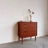 Danish vintage chest of drawers teak
