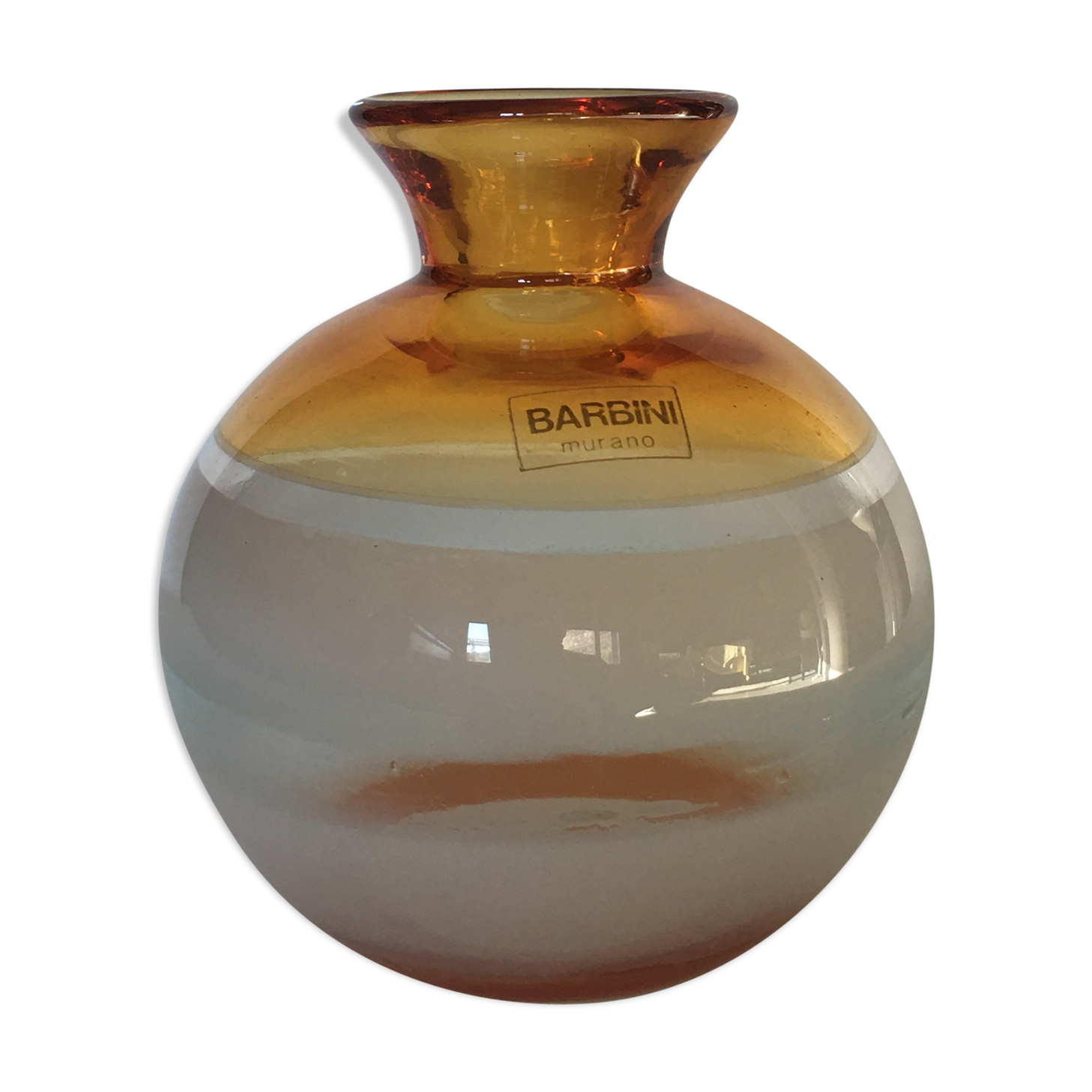 Vintage murano glass vase